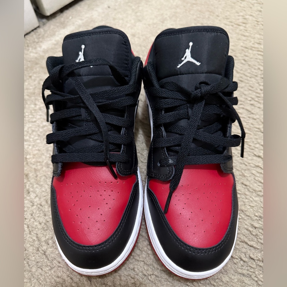 Jordan 1 Low Bred Toe (GS)